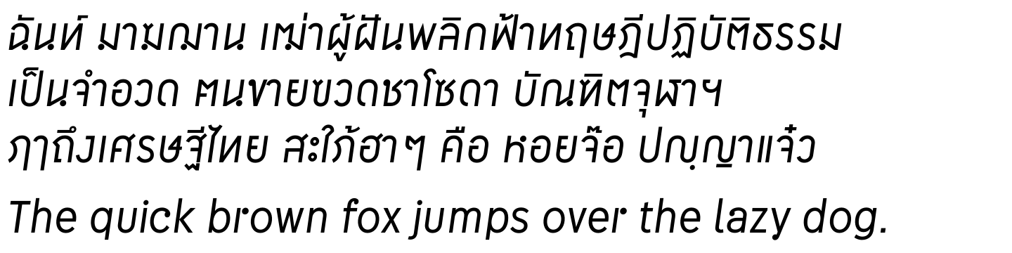DB Mixtura Narrow Light Italic
